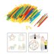 thumbnail image 3 of Kit de construcción de paja, fuerte, juguete de construcción, bloques articulados, regalo para niños y niñas 600 piezas, 3 of 9