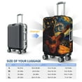 thumbnail image 4 of Fotbe Starry Night Cat Guitarist Funda Protectora para Equipaje, Antirrayones y Resistente a la Suciedad, Compatible con Maletas de 18 a 32 Pulgadas-Medium, 4 of 7