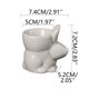 thumbnail image 3 of Rabbits Shaped Ceramic Ornament Is A Multi-functional Storage Box For Storing Eggs Jewelry Beauty Sponges Small Items Kitchen And Home Decorations., 3 of 8