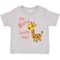 thumbnail image 3 of Inktastic My Nana Loves me- cute giraffe Boys or Girls Toddler T-Shirt, 3 of 5