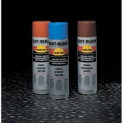Rust Preventative Spray Paint, Light Machinery Gray, Gloss, Solvent, 15 oz V2183838
