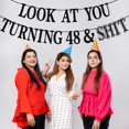 thumbnail image 4 of Banner para fiesta de cumpleaños PYBHILK Look at You Turning 46, 4 of 7