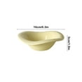 thumbnail image 3 of Ceramic Dessert Bowl | Cream Style Fruit Salad Bowl | Food-Grade Ceramic | Sturdy Durable Tableware | 16x16x5.5cm | Assorted Colors | Single Piece | Easy to Clean | Versatile Use, 3 of 6