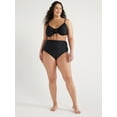 thumbnail image 3 of Time and Tru Women's and Women's Plus Ruched Bikini Bottom, Sizes S-3X, 3 of 6