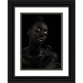 thumbnail image 1 of Levi, Avshalom 14x18 Black Ornate Wood Framed with Double Matting Museum Art Print Titled - gold and black 6, 1 of 4