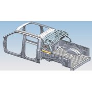 Black Horse ATLAS Roll Bar Black Compatible with 1999-2025 Ford F-250 Super Duty 1999-2025 Ford F-350 Super Duty 1999-2025 Ford F-450 Super Duty-RB-BA15B