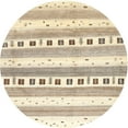 thumbnail image 1 of Ahgly Company Machine Washable Indoor Round Contemporary Gold Area Rugs, 6' Round, 1 of 7