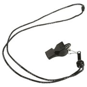 EastPoint Sports Classic Official Whistle with Lanyard - Black, Pea-less Design