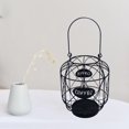 thumbnail image 4 of Coffee Pod Holders Capsule Storage Carousel Basket Sugar Cookies Organizer Lantern Shape Holder Dispenser Rack black, 4 of 8