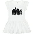 thumbnail image 3 of Inktastic Houston Skyline Grunge Girls Toddler Dress, 3 of 5