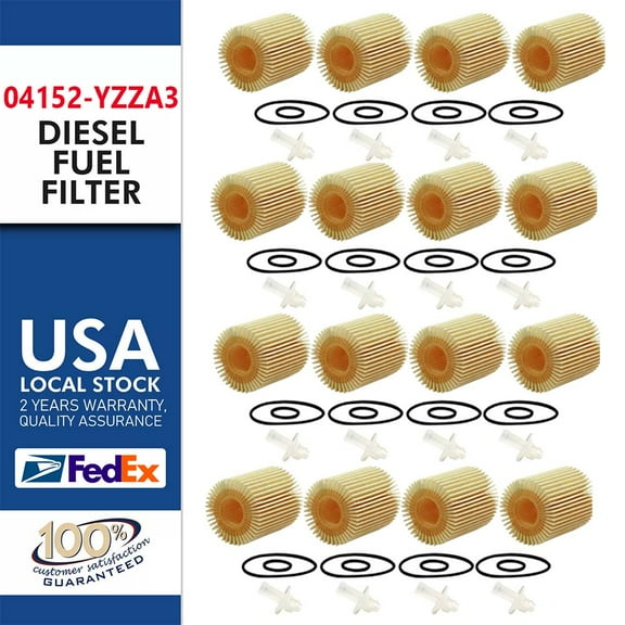 High Performance Replacement Oil Filter 04152-YZZA3 (Pack Of 16)