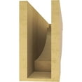 thumbnail image 4 of 5"W x 30"D x 10"H Thin Alpine Rough Cedar Woodgrain TimberThane Corbel, Primed Tan, 4 of 6