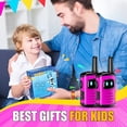 thumbnail image 7 of ATOPDREAM Kids Walkie Talkies for 3-8 Year Old, Two-Way Radios, Toys for Kids Girls 3-5, Mini Robots Walkies Talkie Outdoor Toys for Girls, Birthday Christmas Gifts for 3 4 5 6 7 8 Year Old Girls, 7 of 7