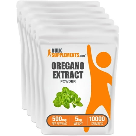 BulkSupplements Oregano Extract Powder - 500mg per Serving - 5 Kilograms (11 lbs) - 10000 Servings