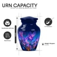 thumbnail image 4 of Yatskia Purple Lavender Grass Small Urns for Human Ashes Keepsake Adult Brother and Sister, Mini Memorial Burial Urn for Ashes Adult Male, (Classic Pack of 4, 3 Inch), 4 of 8