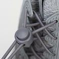 thumbnail image 2 of Elastic shoelaces with drawstring - no need to tie - solid color 15. Black (1 pair) White (1 pair), 2 of 4