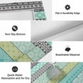 thumbnail image 5 of Teal Black Boho Outdoor Rug 4x6 Ft, Non Slip Washable Area Rug, Vintage Ethnic Tribe Abstract Art Patio Rugs Carpet Runner, Large Floor Mat for Indoor/Outdoor Deck Porch Camping, 5 of 8