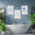 thumbnail image 3 of Matisse Canvas Wall Art Blue Abstract Poster Prints Framed Set of 3 Plant Leaves Aesthetic Pictures Minimalist Flower Market Painting Wall Decor for Living Room Bedroom Bathroom 12x16in, 3 of 7