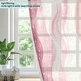 thumbnail image 4 of Yayeee Window Curtains Light Filtering 63"x52" Grommet Panel Pair Home Living Room Decor, Soft Brown Pattern, 4 of 7