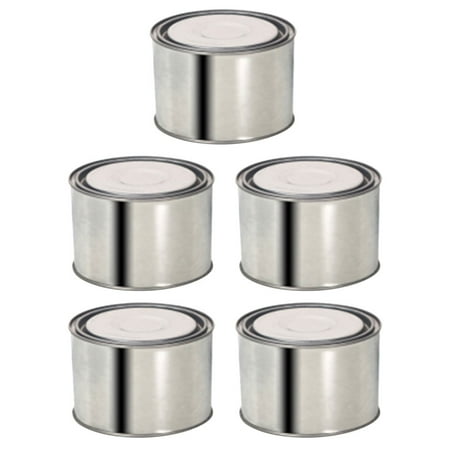 

5Pcs Tinplate Paint Can Practical Paint Bucket Round Tinplate Pigment Paint Holder