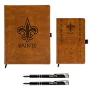 Sparo New Orleans Saints Laser-Engraved Notepad & Pen Gift Set