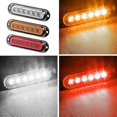 thumbnail image 3 of Baliza de emergencia para coche de 6 LED, luz de advertencia de peligro, luz estroboscópica, indicador de parada y freno, 3 of 5