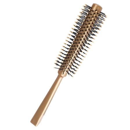 Beaupretty Blower Brush Hair Roller Brush Light Brown Plastic 1Pack
