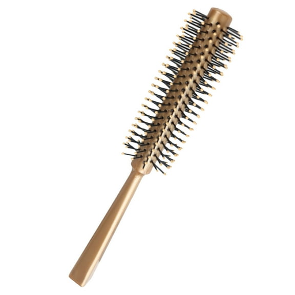 Beaupretty Blower Brush Hair Roller Brush Light Brown Plastic 1Pack