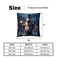 thumbnail image 5 of Snowman Decorative Pillows Covers with Unique Patterns for Bed, Home Decor - Set of 2 Pillow Inserts - Available in 16x16, 18x18, 20x20 Inches for Various Occasions, 5 of 6