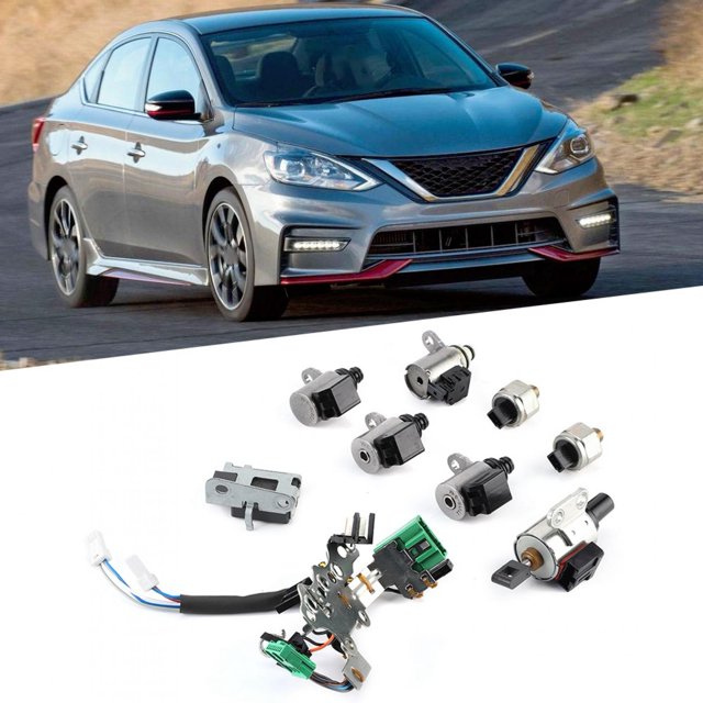 9pcs CVT Valve Body Soelnoid Kit JF011E RE0F10A Replacement Fit For Altima