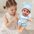 thumbnail image 4 of qILAKOG Reborn Doll Vinyl Doll Children's Companion Simulation Doll Doll Pajama Doll Soothing Doll Bringing Happiness To Children, 4 of 6