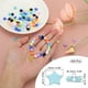 thumbnail image 2 of Cuentas de estrella de acrílico Uxcell, 400 Pcs cuenta de pulsera de amistad en forma de estrella, azul, 2 of 5
