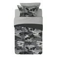 thumbnail image 4 of Your Zone 5-Piece Gray Camouflage Bedding Set for Kids with Storage Bag, Twin, 4 of 9
