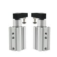 thumbnail image 1 of 1pcs QCKL50 QCKR50 Rotary Clamp Cylinders With Magnet Air Pneumatic Cylinder ,Double Acting, 1 of 6