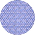 thumbnail image 1 of Ahgly Company Machine Washable Indoor Round Transitional Light Slate Blue Area Rugs, 8' Round, 1 of 7