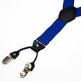 thumbnail image 5 of KAMBERFT Men's Royal Blue 1.4 inch Wide Adjustable Y-Back Suspenders, 2-Piece Set with Pre-Tied Bow Tie, 5 of 5