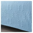 thumbnail image 3 of Austin 3-Piece Oversized Bedspread Coverlet Set (Queen, Chambray Blue), 3 of 9