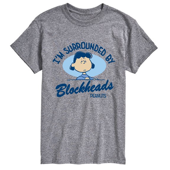 Peanuts - I'm Surrounded By Blockheads - Men's Short Sleeve Graphic T-Shirt