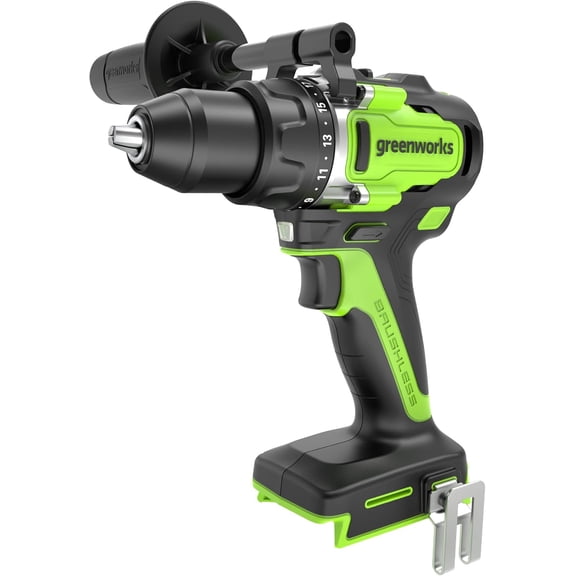 Greenworks 24V Cordless Brushless 1/2" Drill Driver (Metal Chuck /800 in.-lbs. /21 Clutch Position/LED Light), Tool Only