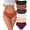 6Pack A, variant on FINETOO Cotton Underwear for Women Lace Hipster Panties Soft Breathable Cheeky Bikini Ladies 6 Pack