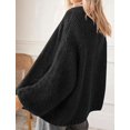 thumbnail image 4 of BTFBM Cardigan Sweaters for Women Fall Fashion Clothes | No Button No Pocket Design, Chunky Knit Open Front Cardigans, Ribbed Cuff Long Sleeve Sweater, Loose Winter Coat Clothing, 4 of 9