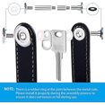 thumbnail image 2 of Dww-noir Porte-cls En Cuir | Porta-cls Hombre | Puertas desmontables | Porte-cls Intelligent De Poche (peut Accueillir 10 12 Cls Multiples), 2 of 5