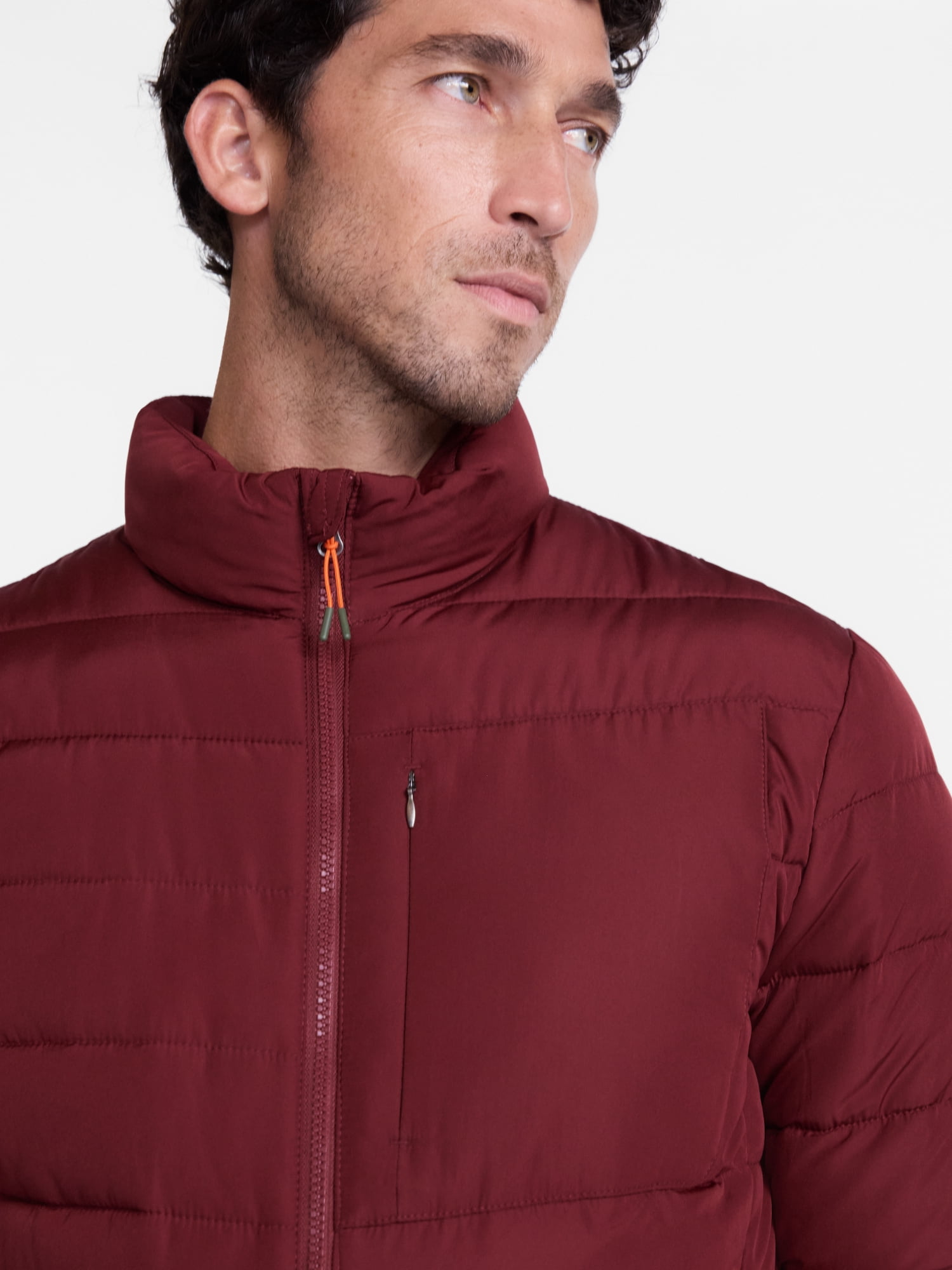 Ozark Trail Men's and Big Men's Puffer Jacket, Sizes S-4XB
