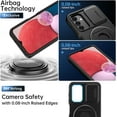 thumbnail image 5 of for Samsung Galaxy A24 Case with Sliding Camera Lens Cover and Glass Screen Protector - Magnetic Kickstand - Shockproof Protective Phone Case for Men Women Girls - Black, 5 of 14