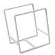 thumbnail image 2 of Escurridor de platos Soporte de secado de platos Tabla de escurrido de utensilios de cocina Organizador de ollas, Blanco Inevent HA002962-02, 2 of 2