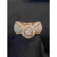 thumbnail image 2 of Pave 1.65 Cts Round Brilliant Cut Diamonds Turkish Anniversary Ring In Stamped 14K Rose Gold, 2 of 13