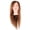 Brown, variant on Yajisi Hairdressing Mannequin Head Human Hair Blend Practice Training Cosmetology Manikin Doll Head for Cutting Styling Braiding - Black (23.6-25.6 inches / 60-65 cm)
