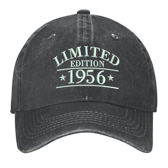 1956 Limited Editions Print Vintage Wash Dad Hat Adjustable Curved Brim Baseball Cap,Made In USA,Casual Outdoor Sports Fishing Cap for Men and Women