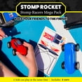 thumbnail image 2 of Stomp Racers Coches de carreras propulsados ​​por aire de Stomp Rocket Mega paquete de 4 coches – Lanzador de coches de juguete Stomp Racers en duelo – Divertido patio trasero y exterior, juguetes par, 2 of 5