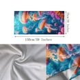 thumbnail image 4 of Jjayotai Jellyfish Beach Towel, 29 x 59 inches (75 x 150cm) Quick Dry Soft and Absorbent Travel Swim Bath Shower Towel (29 in x 65 in, Coral), Suit for Bathroom Spa Gym Yoga Swim Travel, 4 of 9